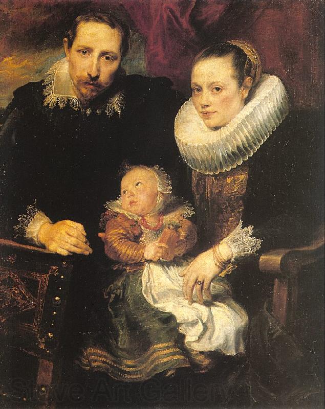 Dyck, Anthony van Family Portrait